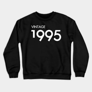 Vintage 1995 Gift 25th Birthday Party Crewneck Sweatshirt